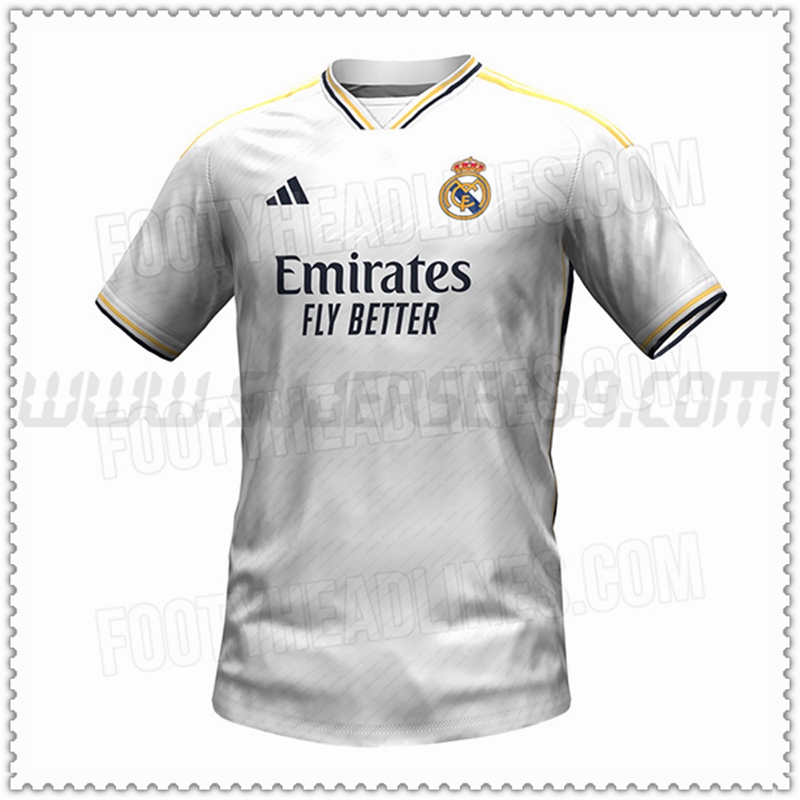 Primera Camiseta Futbol Real Madrid Version filtrada 2023 2024