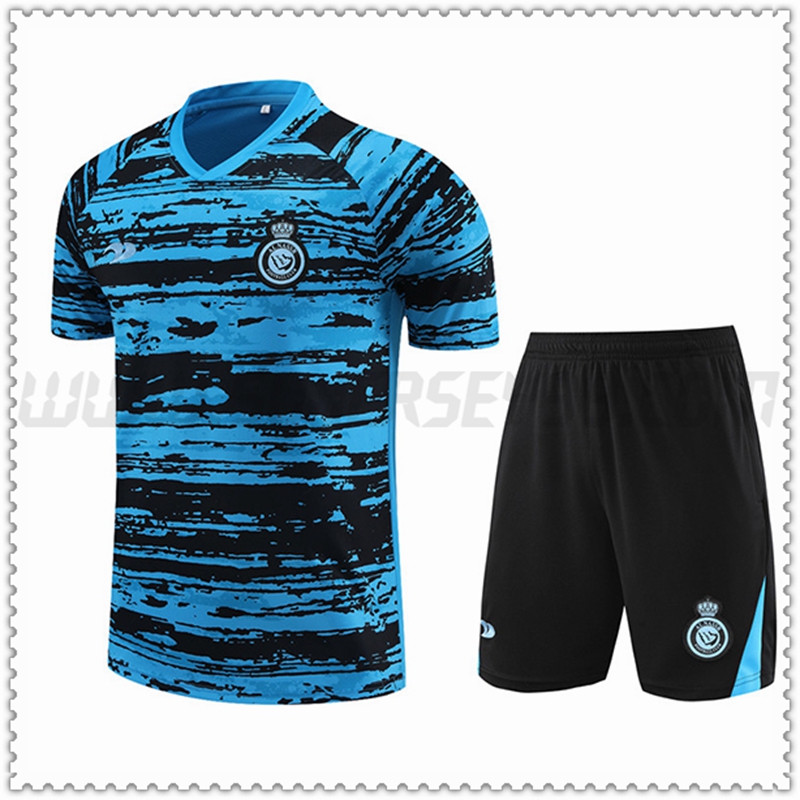 Camiseta Entrenamiento Al-Nassr + Pantalones cortos FC Cielo azul 2022 2023