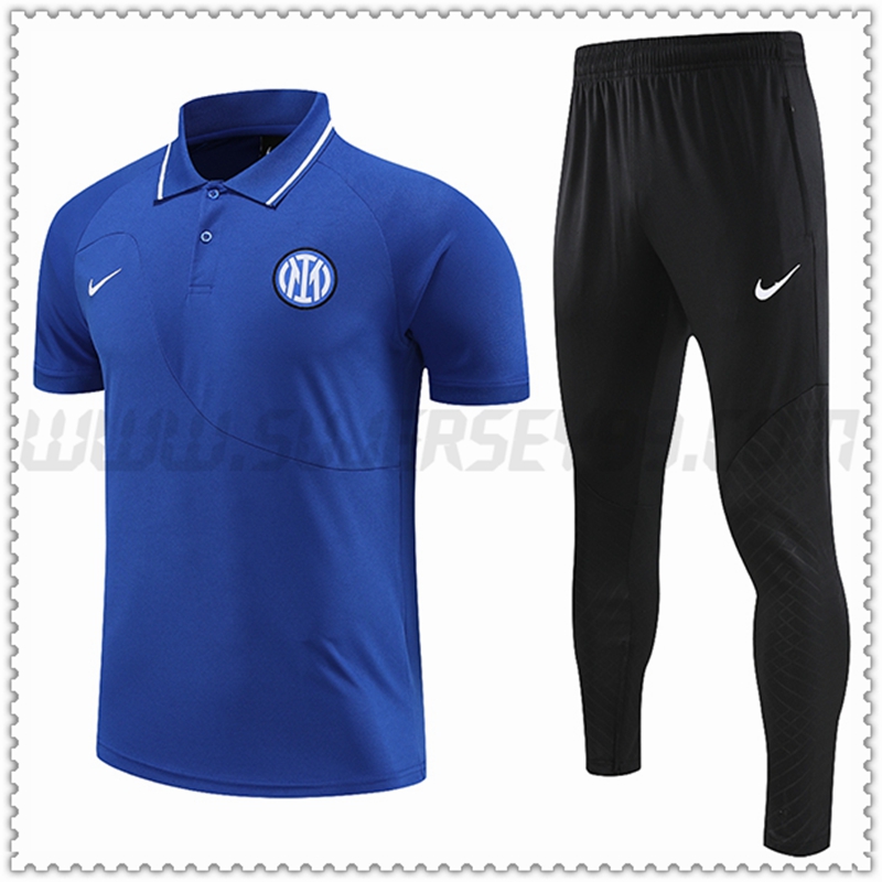 Polo Futbol Inter Milan + Pantalones Azul 2022 2023