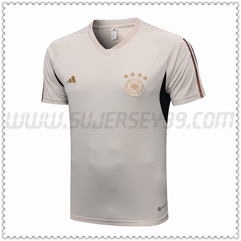 Camiseta Entrenamiento Alemania Gris Chiara 2022 2023