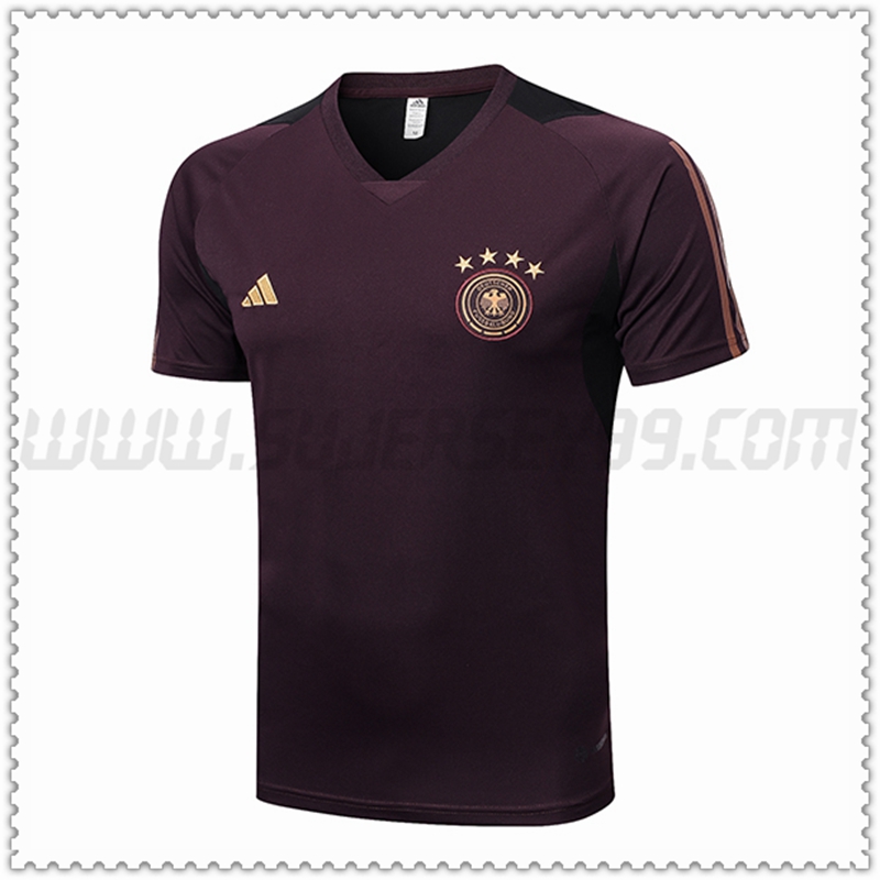 Camiseta Entrenamiento Alemania Marrón 2022 2023