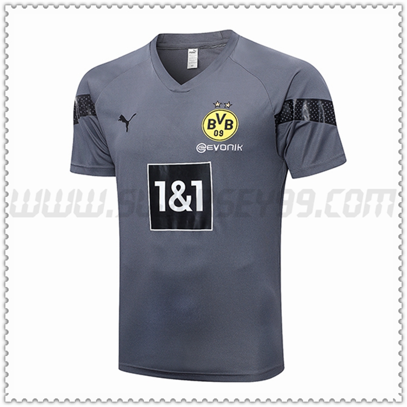 Camiseta Entrenamiento Dortmund Gris 2022 2023
