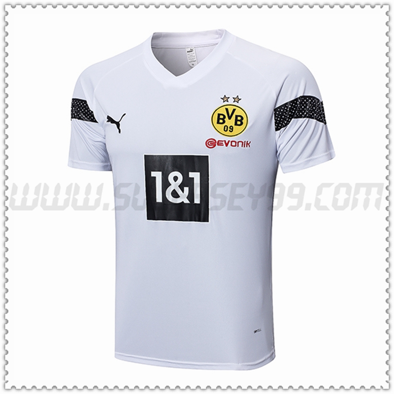 Camiseta Entrenamiento Dortmund Blanco 2022 2023