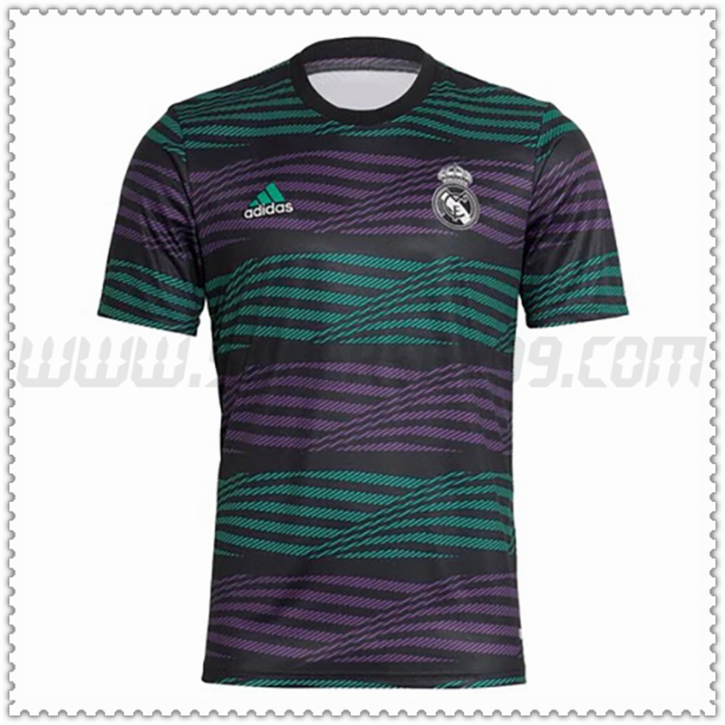 Camiseta Entrenamiento Real Madrid Verde/Violeta 2022 2023