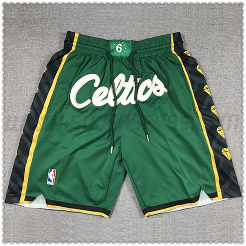 Pantalones cortos NBA Boston Celtics Verde