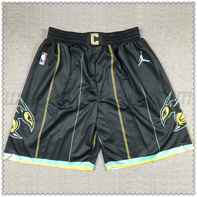 Pantalones cortos NBA Charlotte Hornets Negro