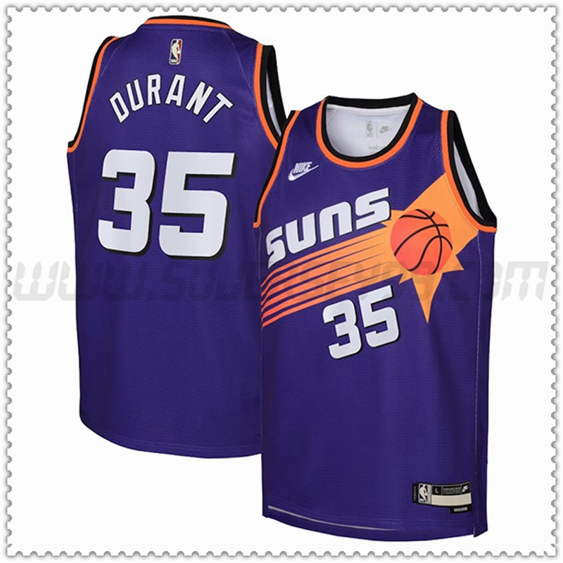 Camiseta Phoenix Suns (DURANT #35) 2022/23 Violeta Edición clásica