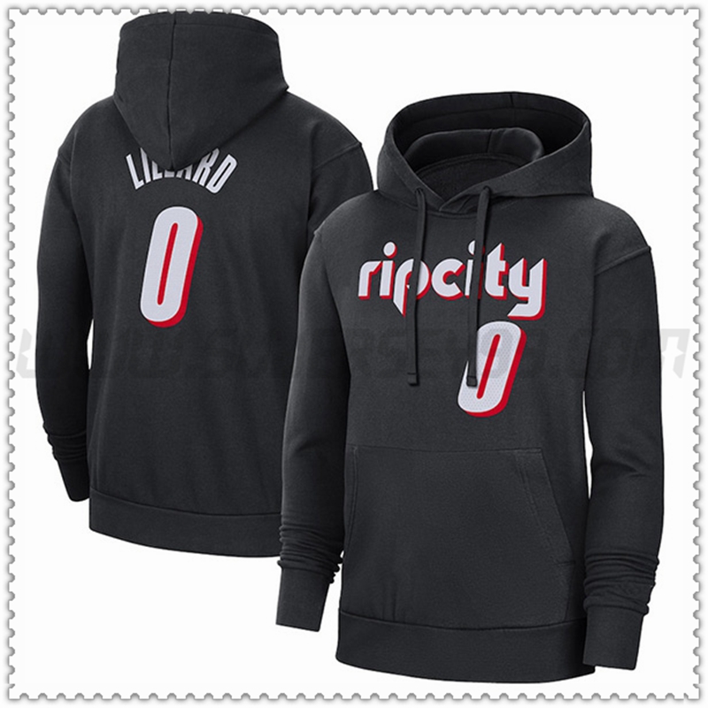 Sudadera con Capucha Portland Trail Blazers Negro 2023