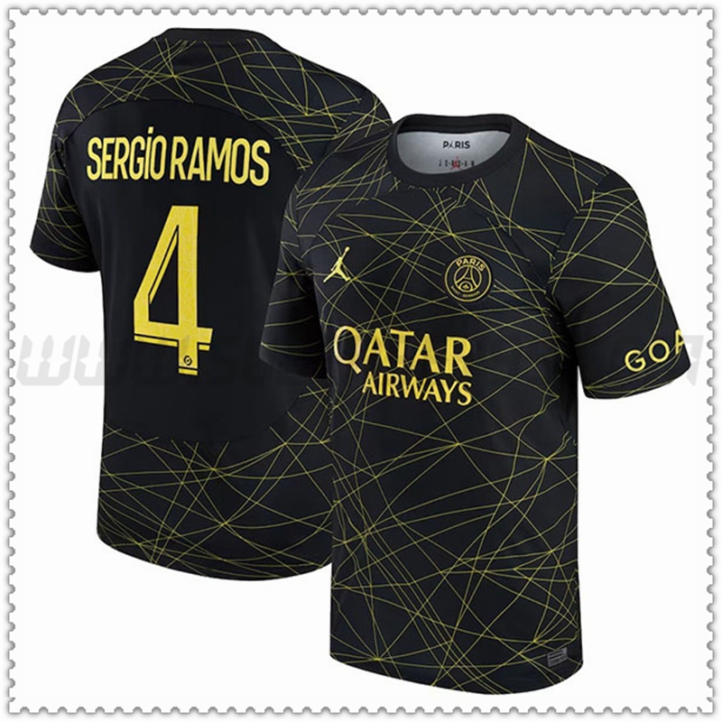 Camiseta Futbol PSG SERGIO RAMOS #4 Cuatro 2022 2023