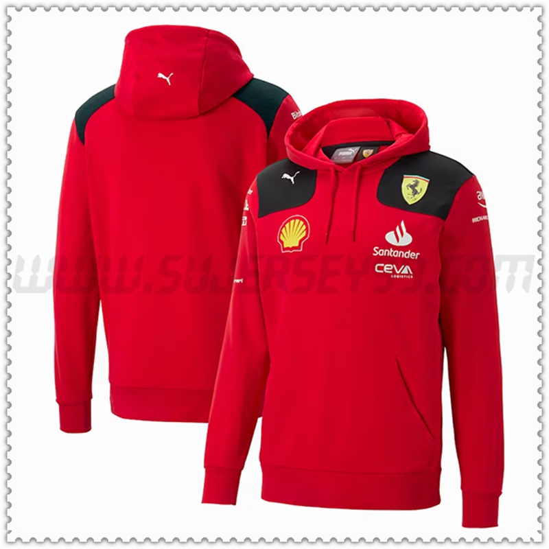 Sudadera con Capucha F1 Scuderia Ferrari Team AMARILLO 2023