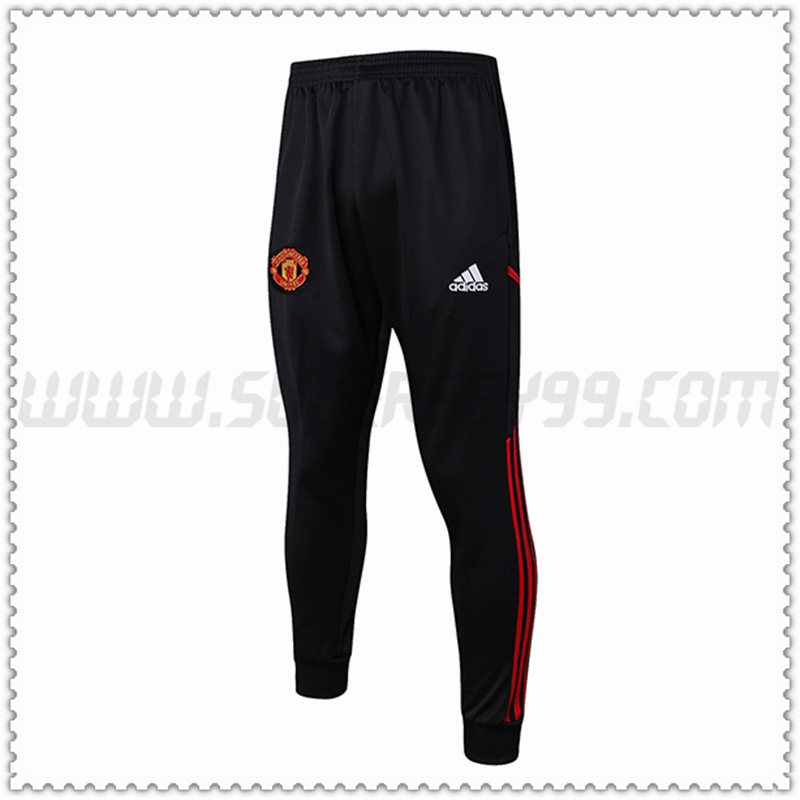 Pantalones Entrenamiento Manchester United Negro 2022 2023 -12