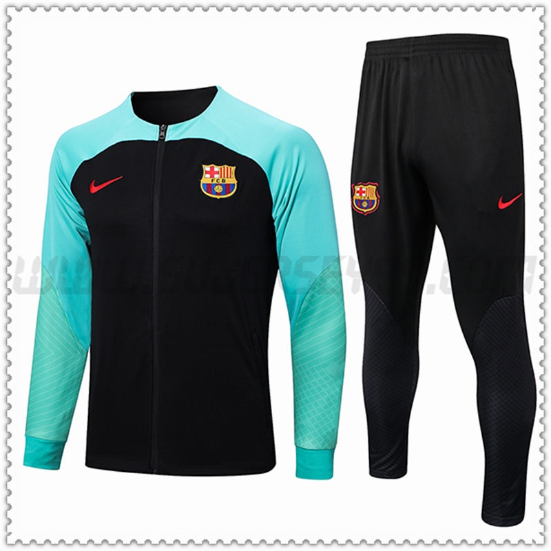 Chaqueta Chandal Futbol FC Barcelona Negro 2022 2023