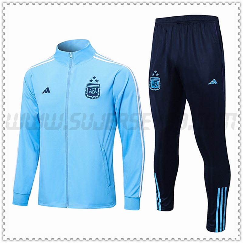 Chaqueta Chandal Futbol Argentina 3 Stelle Cielo azul 2022 2023