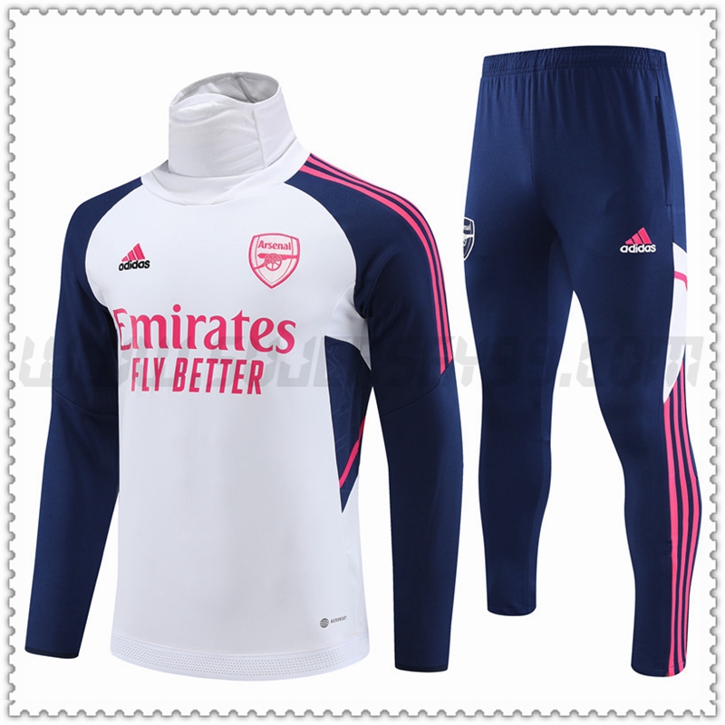 Chandal Futbol Arsenal Cuello Alto Blanco 2022 2023