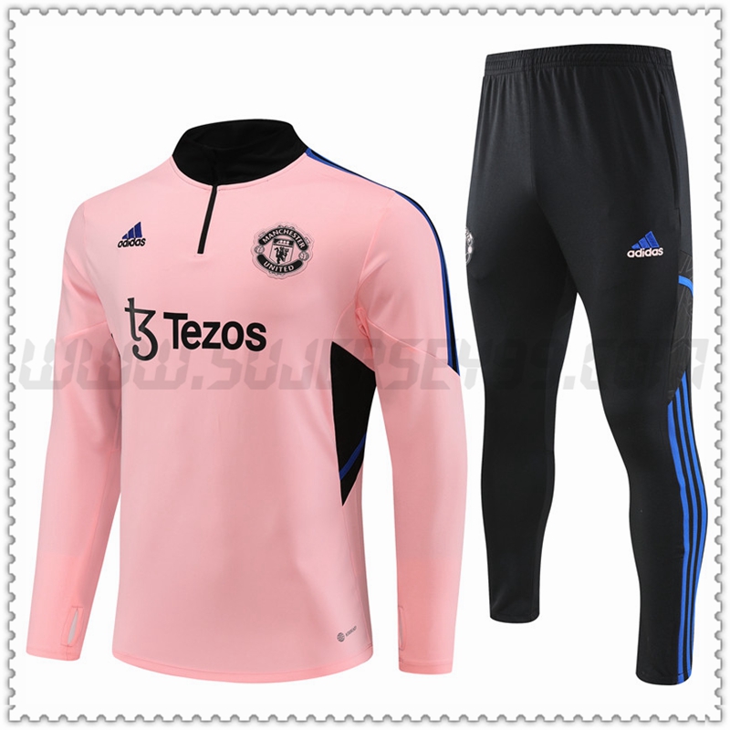 Chandal Futbol Manchester United Rosa 2022 2023