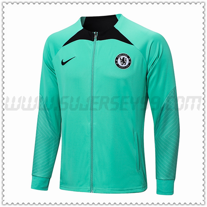 Chaqueta Futbol FC Chelsea Verde 2022 2023