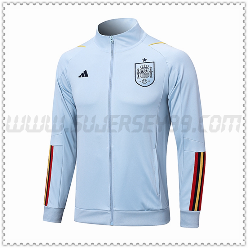 Chaqueta Futbol España Cielo azul 2022 2023