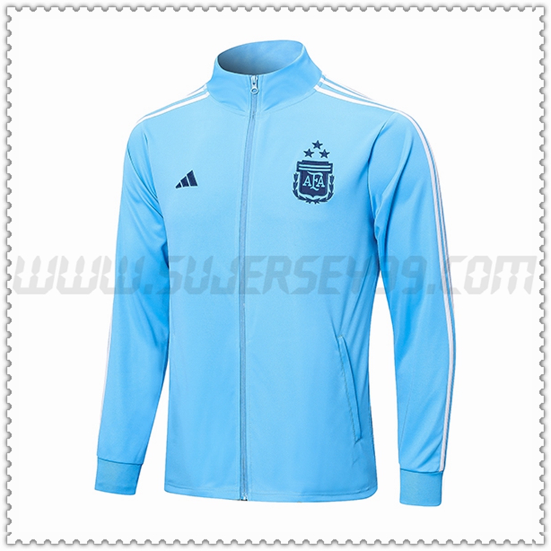 Chaqueta Futbol Argentina 3 Stelle Cielo azul 2022 2023