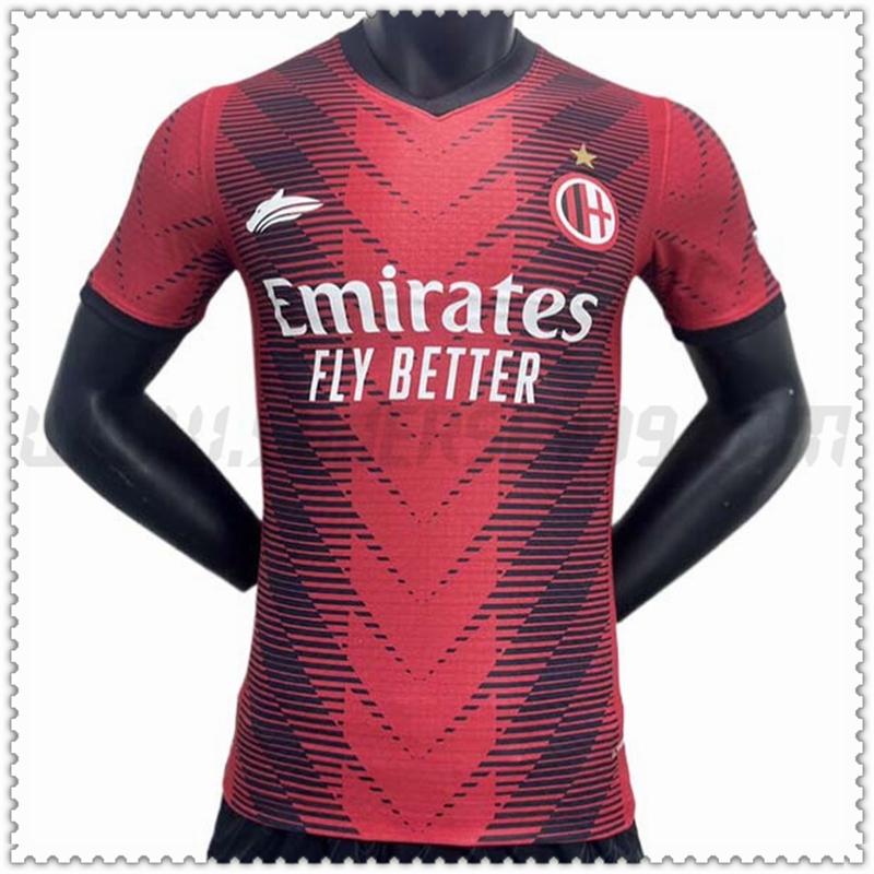 Primera Camiseta Futbol AC Milan Version filtrada 2023 2024