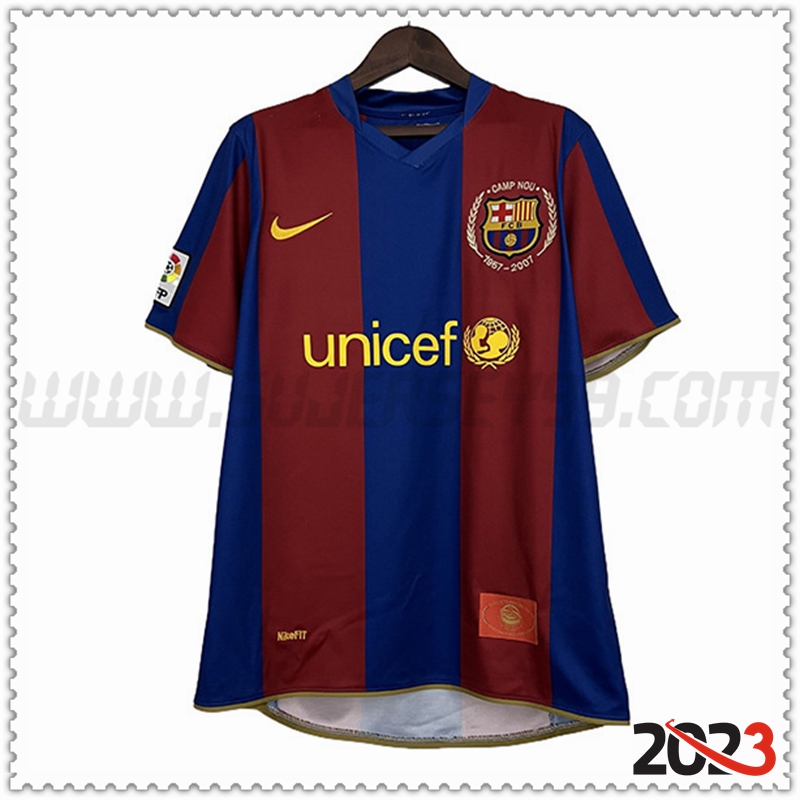 Primera Camiseta Futbol FC Barcelona Retro 2007/2008