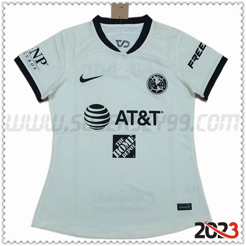 Terza Camiseta Futbol Club America Mujer 2023 2024