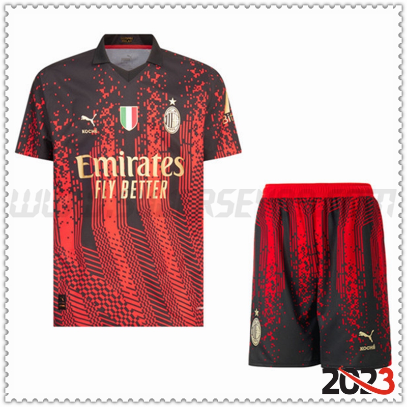 Equipacion del AC Milan x KOCHE Cuatro + Pantalones Cortos 2022 2023