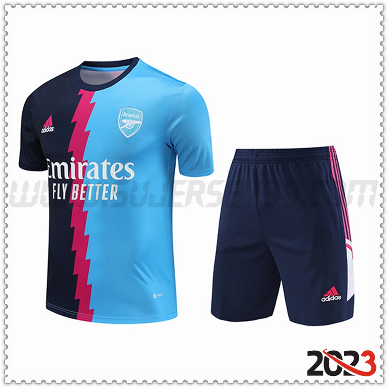 Camiseta Entrenamiento Arsenal + Pantalones cortos Azul 2023 2024