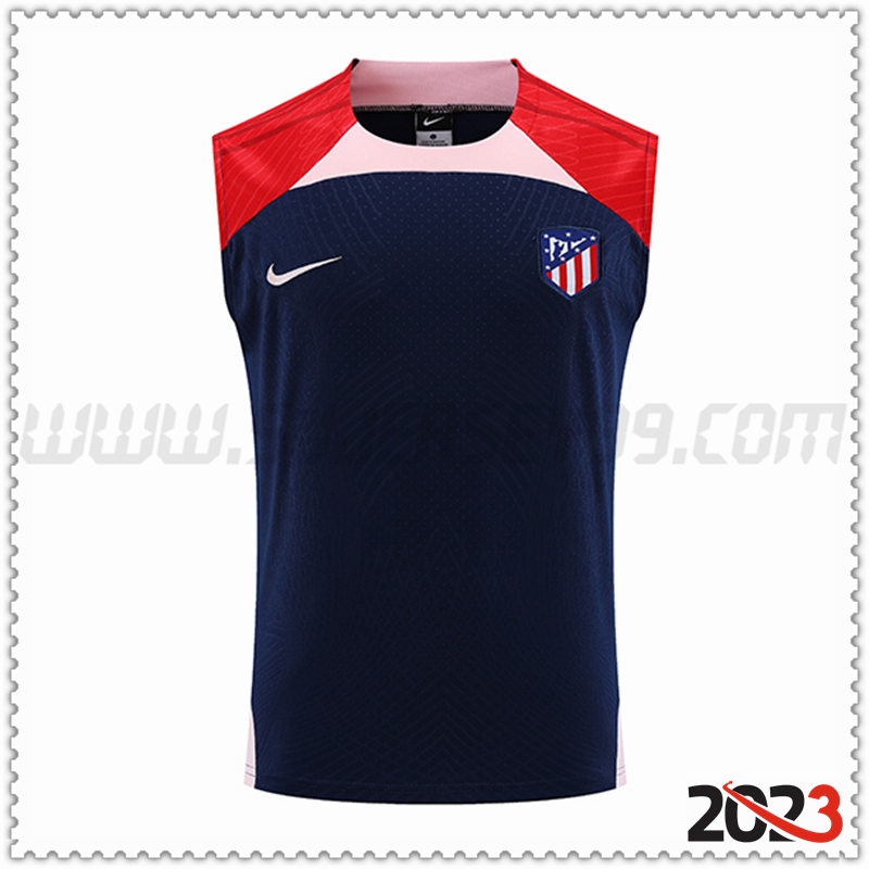 Camiseta Entrenamiento Sin Mangas Atletico Madrid Azul Marino 2023 2024