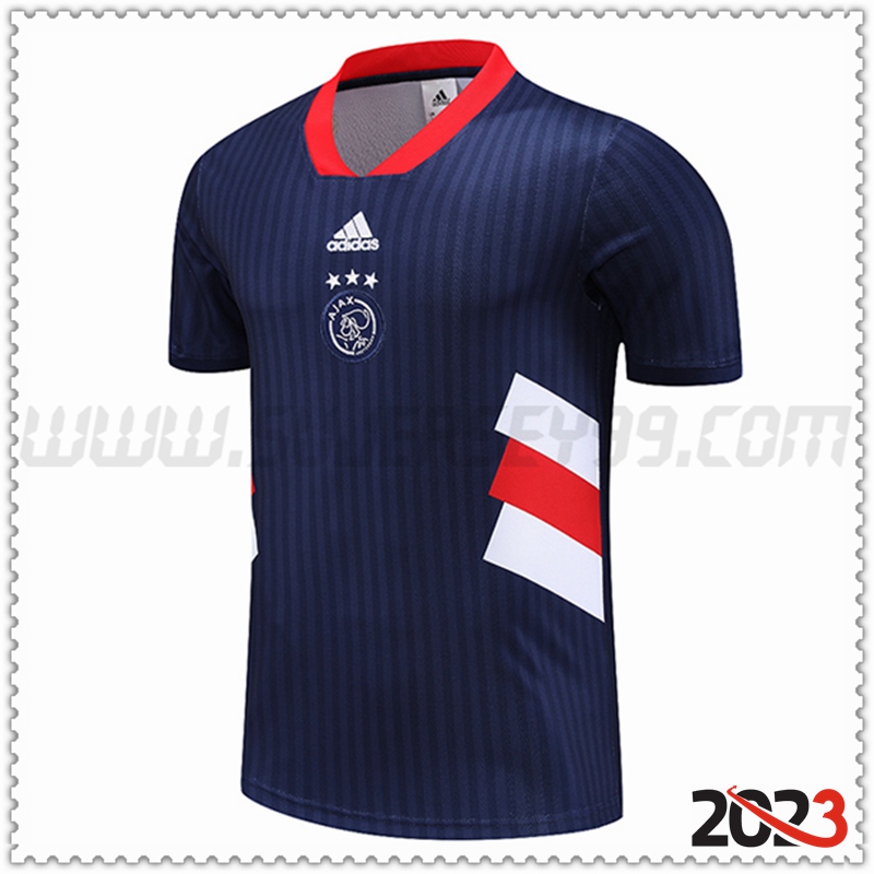 Camiseta Entrenamiento Ajax Azul Marino 2023 2024