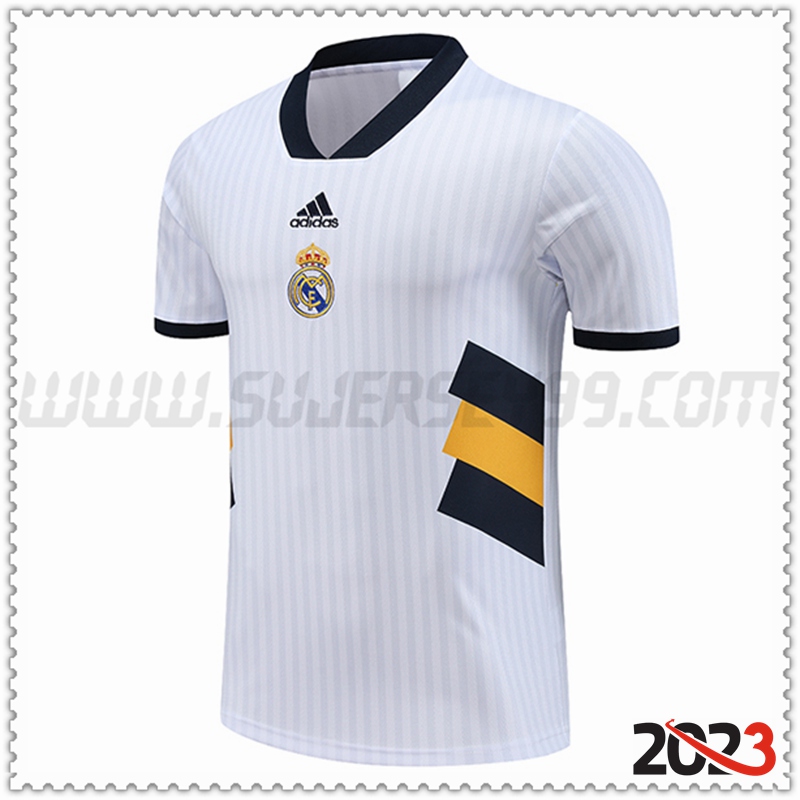 Camiseta Entrenamiento Real Madrid Blanco 2023 2024