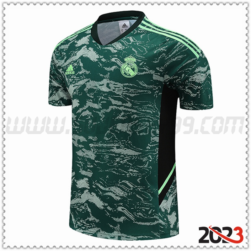 Camiseta Entrenamiento Real Madrid Verde 2023 2024