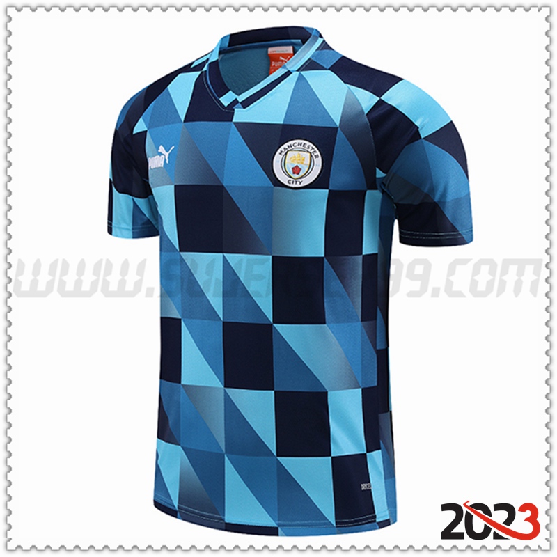Camiseta Entrenamiento Manchester City Azul claro 2023 2024