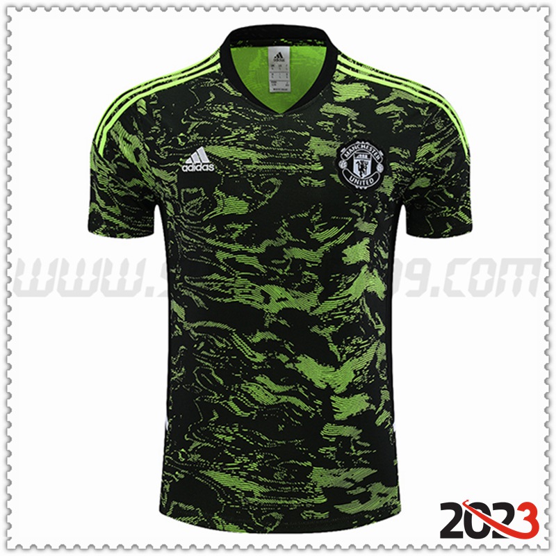 Camiseta Entrenamiento Manchester United Verde 2023 2024