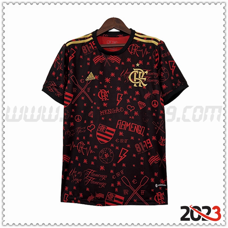 Camiseta Entrenamiento Flamengo Rojo 2023 2024