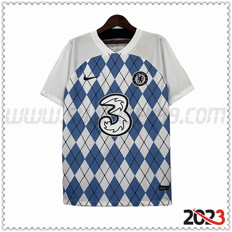 Camiseta Entrenamiento Arsenal Blanco/Azul 2023 2024