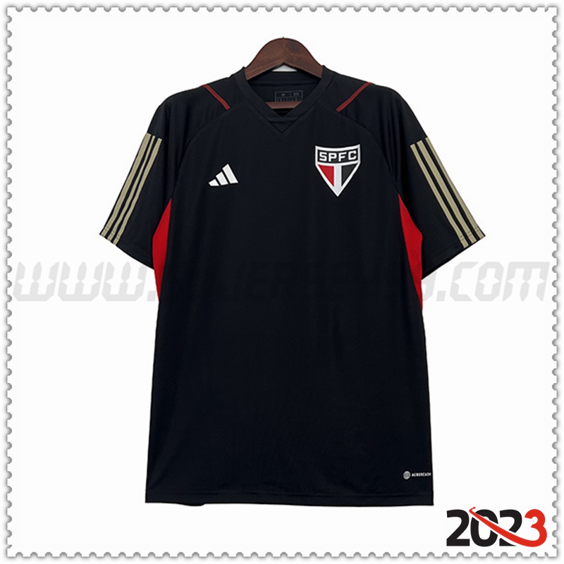 Camiseta Entrenamiento Sao Paulo FC Negro 2023 2024