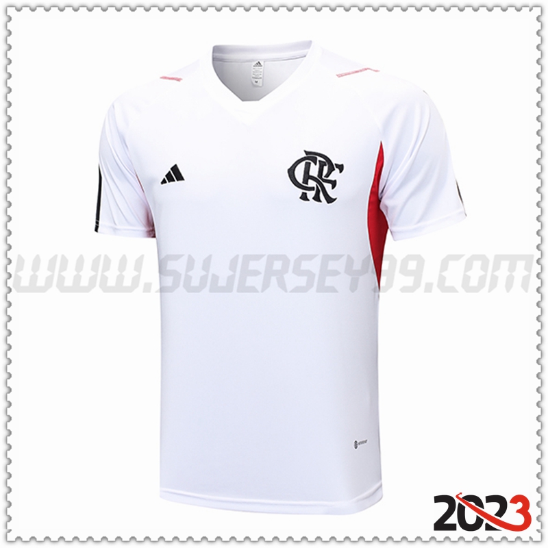 Camiseta Entrenamiento Flamengo Blanco 2023 2024