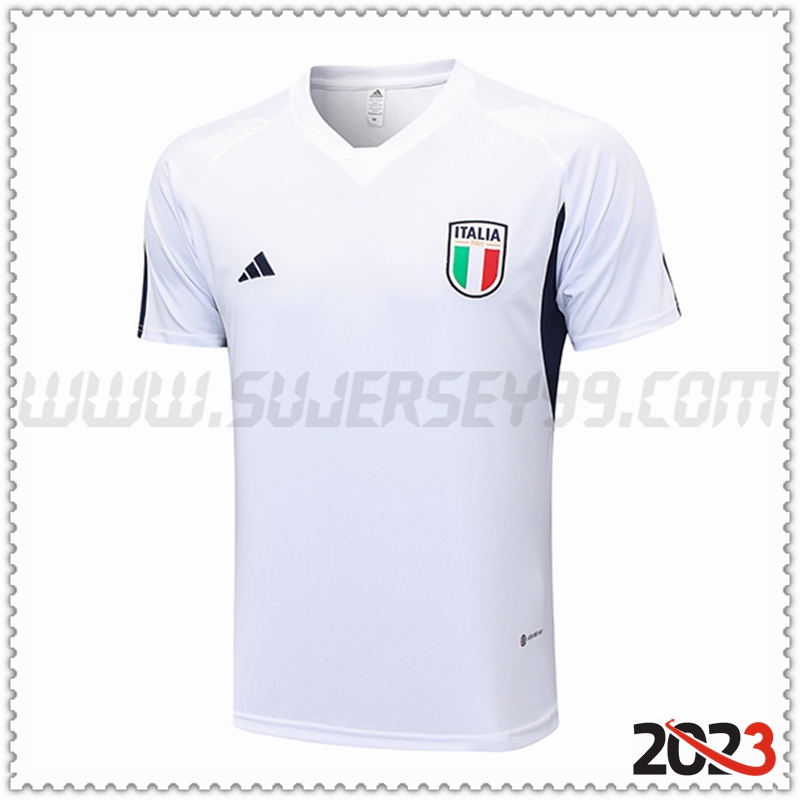 Camiseta Entrenamiento Italia Blanco 2023 2024