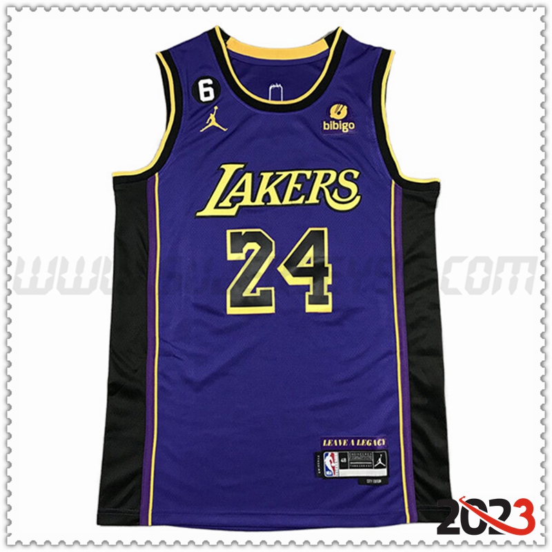 Camiseta Los Angeles Lakers (KOBE #24) 2022/23 Púrpura