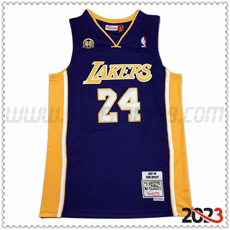 Camiseta Los Angeles Lakers (KOBE #24) 2022/23 Púrpura