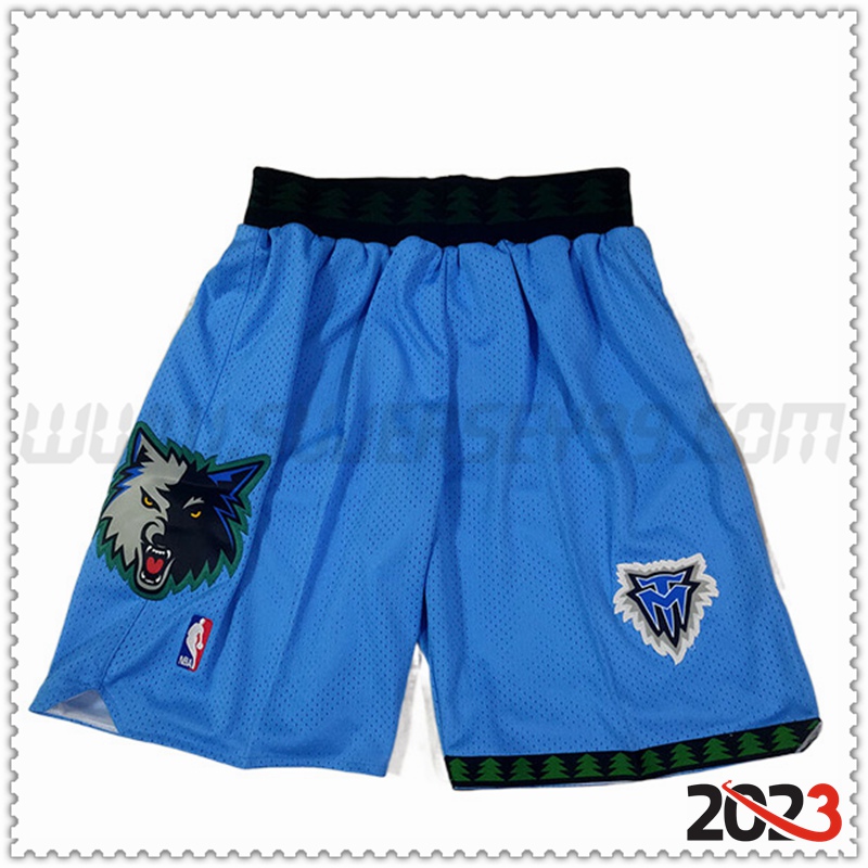 Pantalones cortos NBA Minnesota Timberwolves Azul