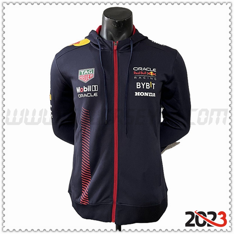 Chaqueta F1 RedBull Racing Team Negro 2023