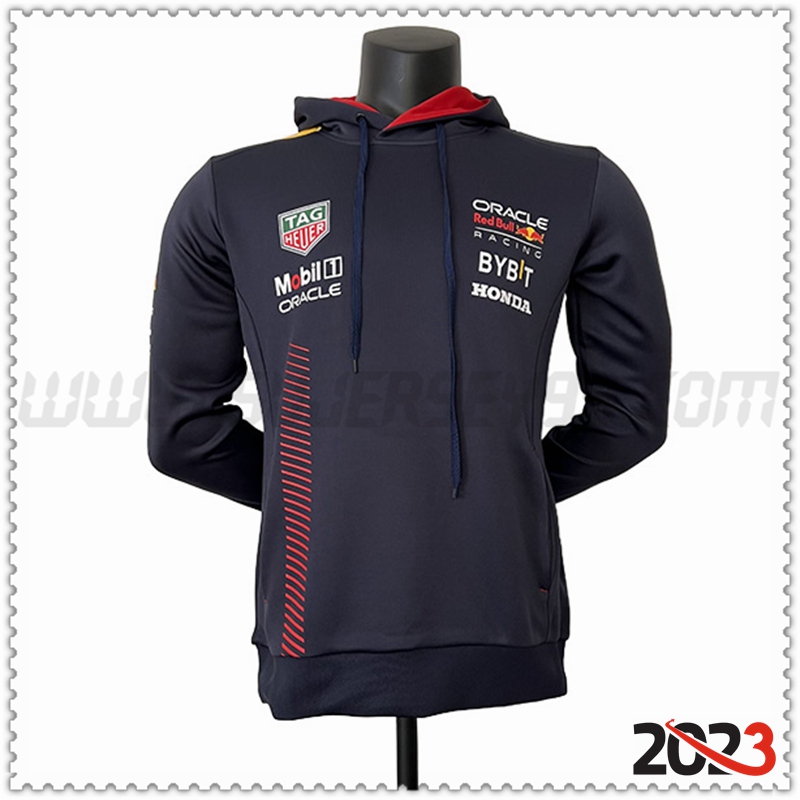 Sweatshirt Capuche F1 RedBull Racing Team Negro 2023