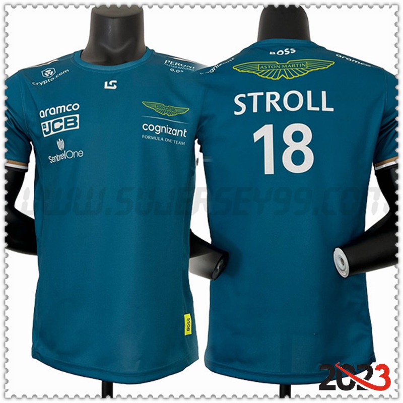 Camiseta F1 Aston Martin Team Verde 2023