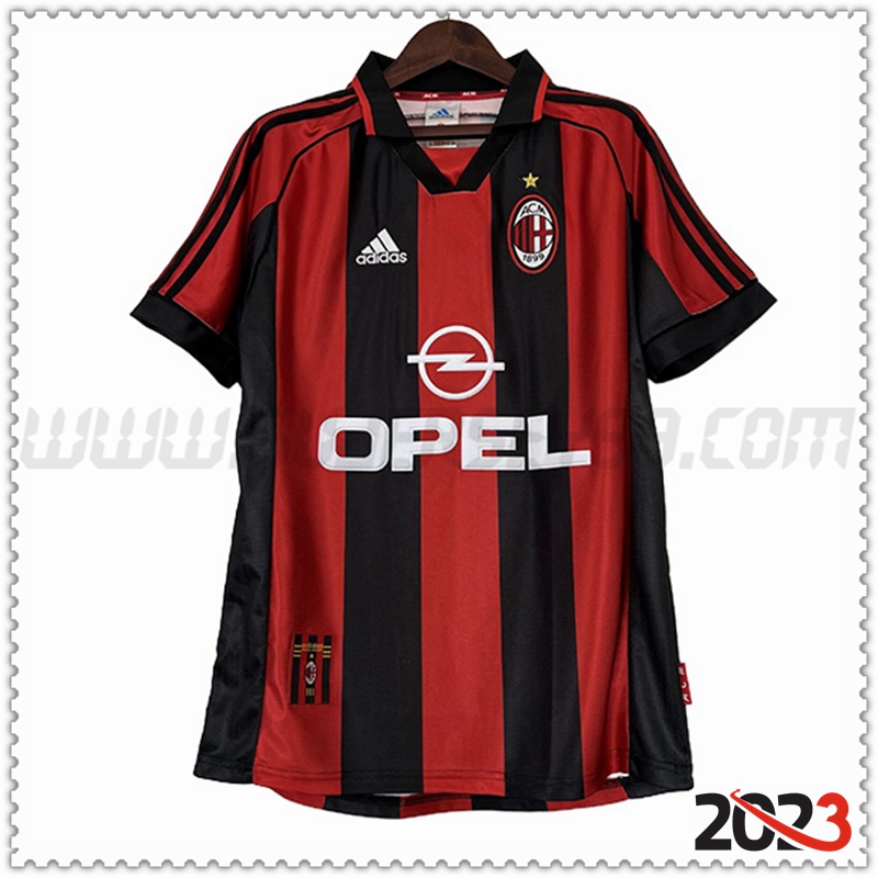 Primera Camiseta Retro AC Milan 1998/1999