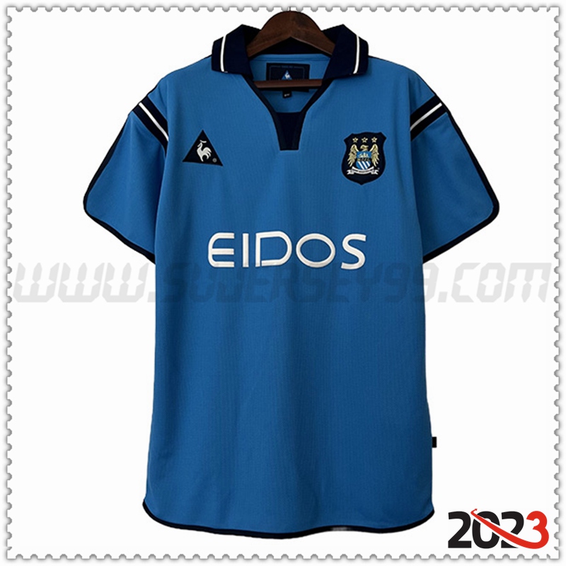 Primera Camiseta Retro Manchester City 2001/2002