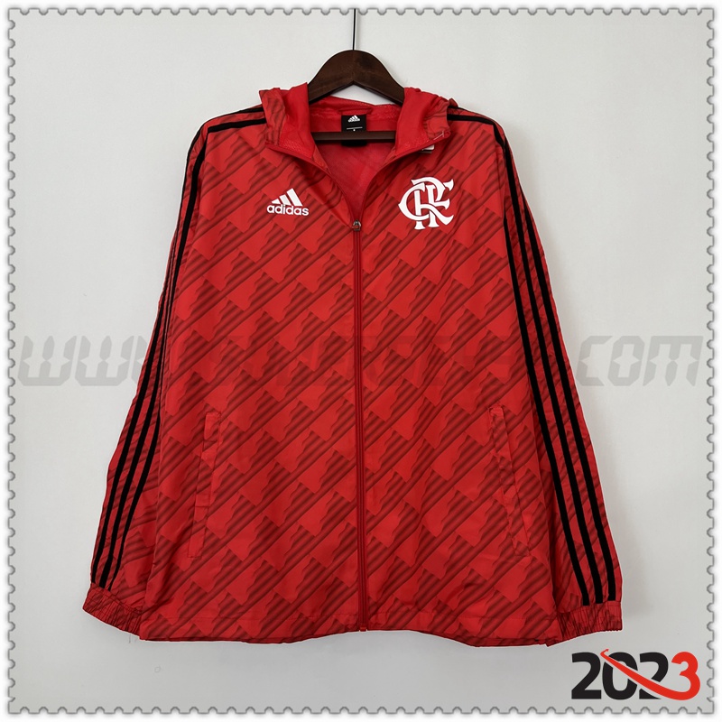 Rompevientos Flamengo Rojo 2023 2024