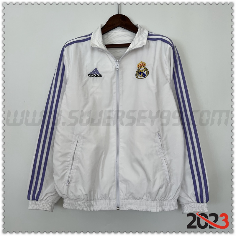 Rompevientos Real Madrid Blanco 2023 2024