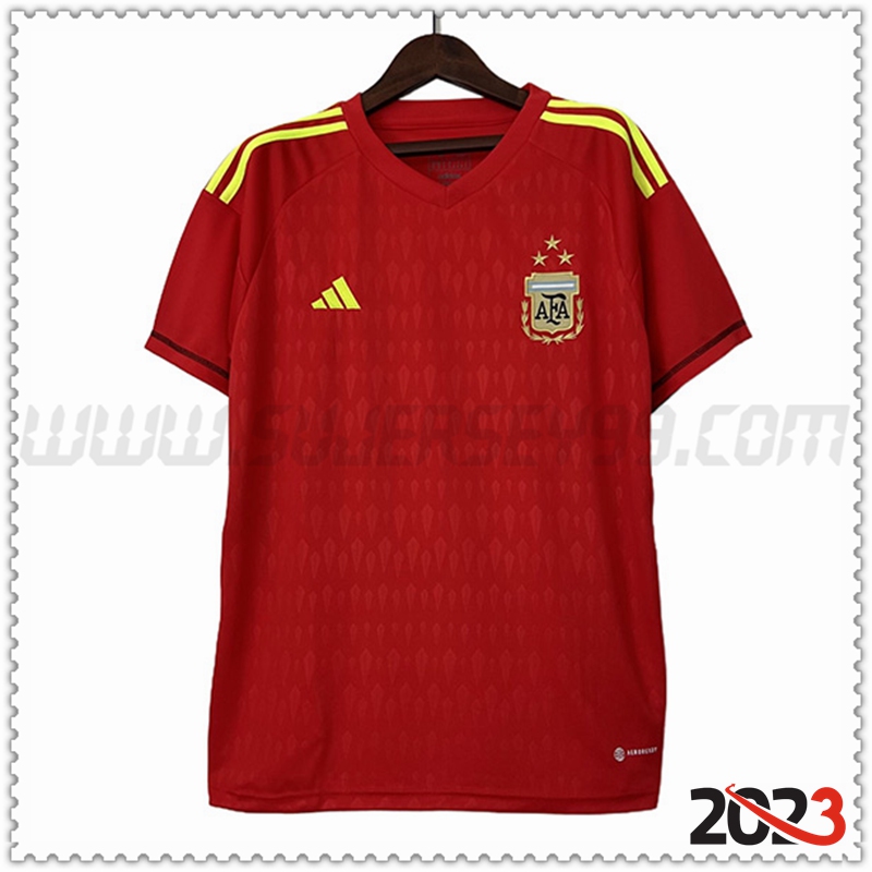 Camiseta Equipo Portero Argentina Rojo 2023 2024