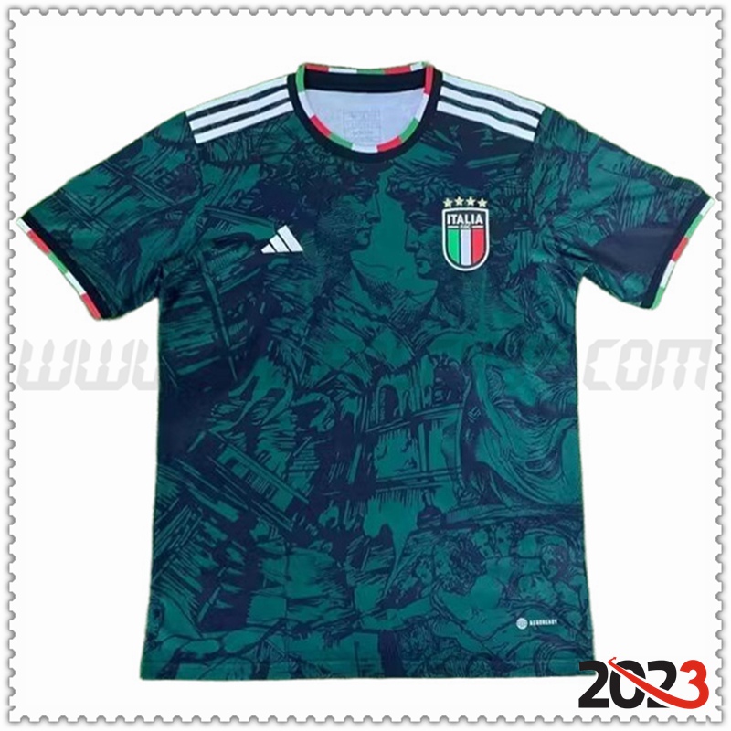 Camiseta Equipo Italia Verde 2023 2024